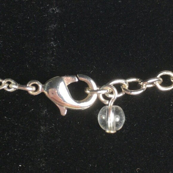 Silvertone Triple Oval Necklace - Picture 12 of 12